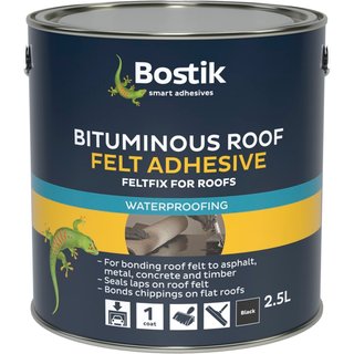 Bostik Feltfix Bituminous Roof Felt Adhesive 2.5 litre 30811934