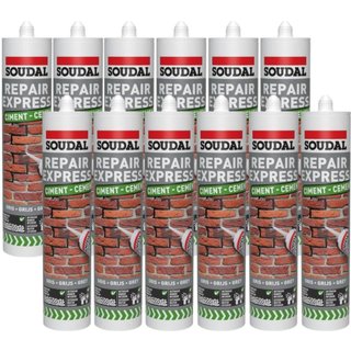 Soudal 125786 Repair Express Cement (Grey) - Pack of 12 5786-12