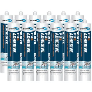 Bond-it Bond It 5 Minute PU Wood Gel Adhesive 300ml (Box of 12) BDAPU5-12