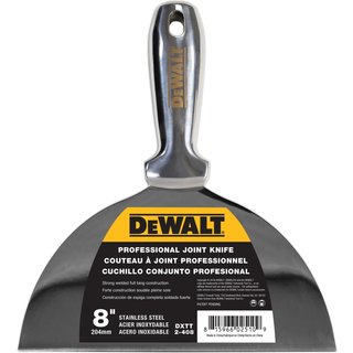 DEWALT Drywall Stainless Steel Jointing/Filling Knife 200mm (8in) EU2-408