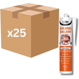 Bond-it Bond It Ulti-Mate Builders Silicone 285ml (Translucent) - Box of 25 BDUT-25