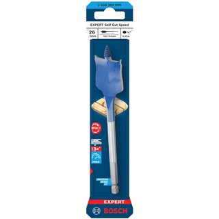 Bosch Powertool Accessories EXPERT Self Cut Speed Spade Drill Bit 26 x 100 x 152mm 2.608.902.099