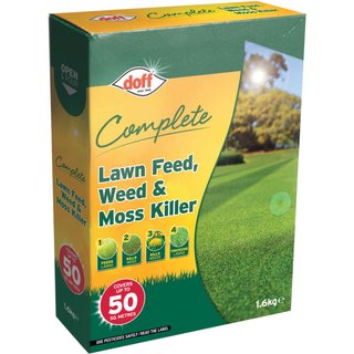 DOFF Lawn Feed Weed & Moss Killer 1.6kg F-LM-A60-DOF
