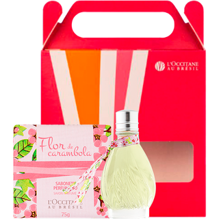 Presente Viagem Flor de Carambola: Fragrância e Sabonete - PresenteIA