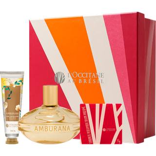 Presente Amburana: Deo Colônia, Creme e Sabonete