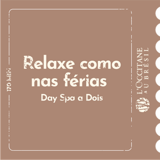 Day Spa a Dois - 170 minutos