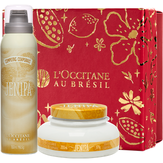 Presente Sensorial Jenipá: Espuma de Banho e Souflé Hidratante