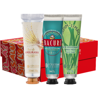 Presente Creme para Mãos: Capim-Limão, Amburana e Bacuri