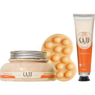 Cuidado de Caju com Esfoliação e Hidratação