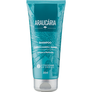 Shampoo Cabelo Corpo Barba Araucária 200ml