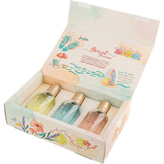 Kit Brésil Pé na Areia Edt - 3un x 30ml