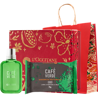 Presente Sabonete e Deo Colônia Café Verde