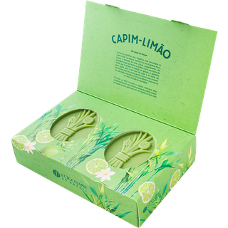 Kit Sabonete Perfumado Capim-Limão