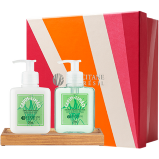 Presente Sabonete e Loção Capim-Limão com Suporte Lavabo - PresenteIA