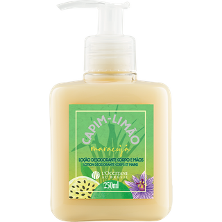 Loção Desodorante Corpo e Mãos Capim-Limão Maracujá 250ml