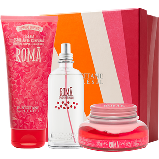 Presente Romã: Spray, Geleia Hidratante e Esfoliante - PresenteIA
