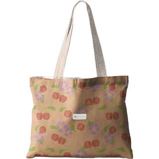Ecobag Laranja Estampa Acerola