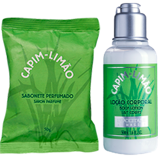 Combo Capim Limão: Loção 50ml e Sabonete 50g