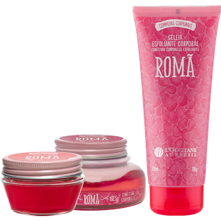 Combo Banho Esfoliante e Hidratação Romã