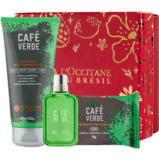 Combo Café Verde: Sabonete, Shampoo e Deo Colonia Viagem