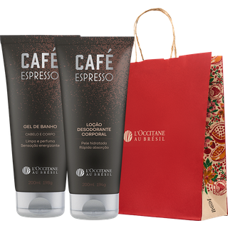 Presente Gel de Banho e Loção Desodorante Café Expresso