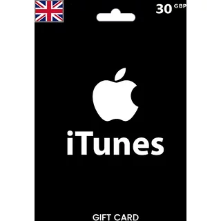 Apple iTunes Gift Card 30 GBP (UK) – Instant Code | Aussui
