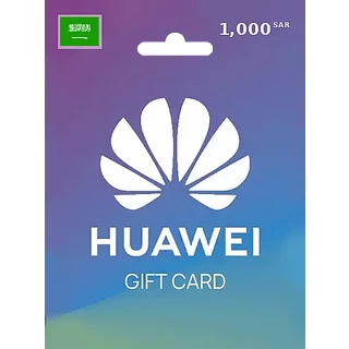 Buy HUAWEI Gift Card 1000 SAR SAUDI ARABIA - Instant Delivery | Aussui
