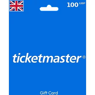Ticketmaster Gift Card 100 GBP (UK) – Instant Code | Aussui