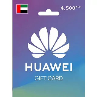 Buy HUAWEI Gift Card Gift Card 4500 AED UNITED ARAB EMIRATES - Instant Delivery | Aussui