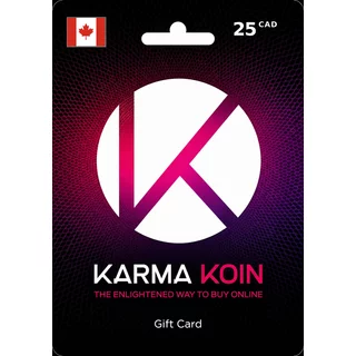 Karma Koin Gift Card 25 CAD (Canada) โ Instant Code | Aussui