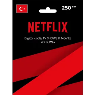 Netflix Gift Card 250 EUR (Türkiye) – Instant Code | Aussui