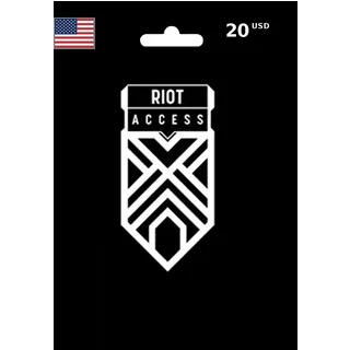 Riot Access Gift Card 19.99 USD (US) – Instant Code | Aussui