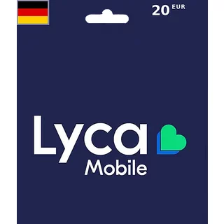 Lycamobile Germany 20 EUR Gift Card – Instant Delivery