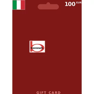 Buy Bennet Gift Card 100 EUR ITALY - Instant Delivery | Aussui