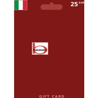 Buy Bennet Gift Card 25 EUR ITALY - Instant Delivery | Aussui