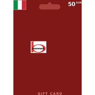 Buy Bennet Gift Card 50 EUR ITALY - Instant Delivery | Aussui