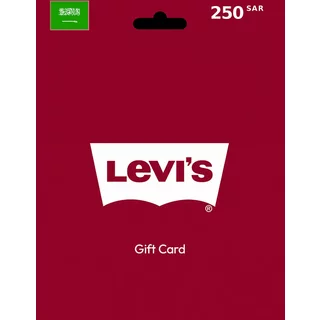 Buy Levi's Gift Card 250 SAR | Instant Delivery | Best Price