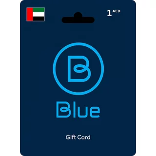 Buy Blue Prepaid Card Gift Card 1 AED UNITED ARAB EMIRATES - Instant Delivery | Aussui