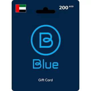 Buy Blue Prepaid Card Gift Card 200 AED UNITED ARAB EMIRATES - Instant Delivery | Aussui