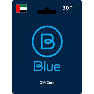 Buy Blue Prepaid Card Gift Card 30 AED UNITED ARAB EMIRATES - Instant Delivery | Aussui