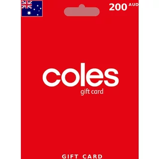 Buy Coles Group & Myer Gift Card 200 AUD AUSTRALIA - Instant Delivery | Aussui