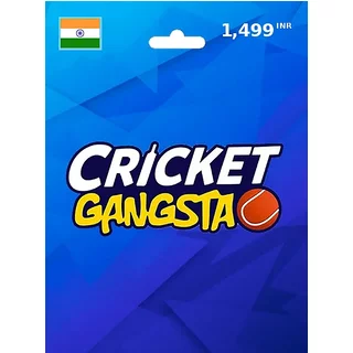 Cricket Gangsta Gift Card 1499 INR (India) – Code | Aussui