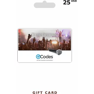 Buy GCodes Experiences Global Gift Card 25 USD GLOBAL - Instant Delivery | Aussui
