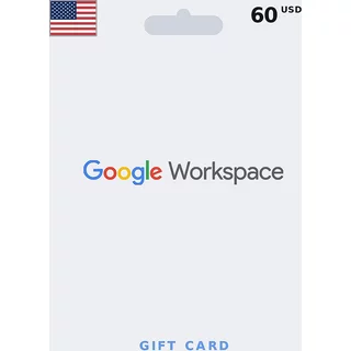 Buy Google Workspace Gift Card 60 USD UNITED STATES - Instant Delivery | Aussui