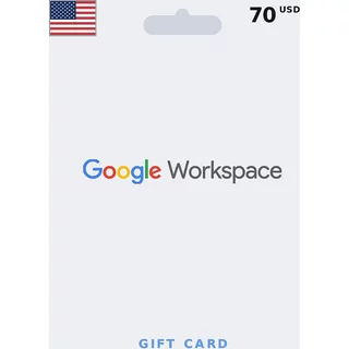 Buy Google Workspace Gift Card 70 USD UNITED STATES - Instant Delivery | Aussui