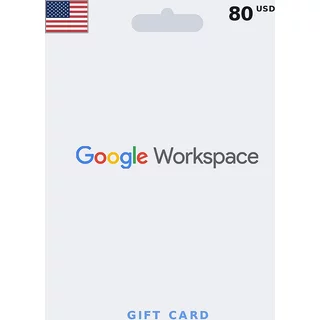 Buy Google Workspace Gift Card 80 USD UNITED STATES - Instant Delivery | Aussui