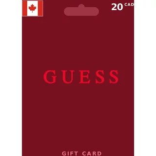 Buy Guess Gift Card 20 CAD CANADA - Instant Delivery | Aussui