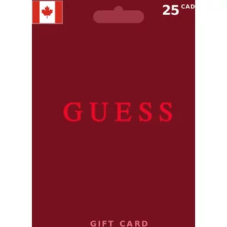 Buy Guess Gift Card 25 CAD CANADA - Instant Delivery | Aussui