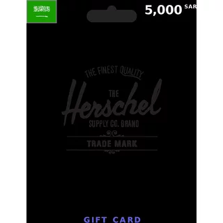 Buy Herschel Gift Card 5000 SAR SAUDI ARABIA - Instant Delivery | Aussui