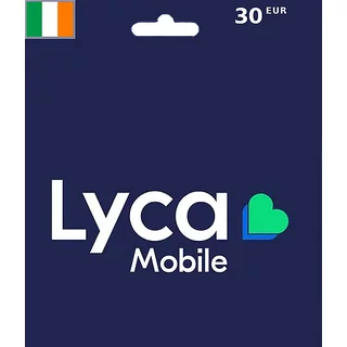 Buy Lycamobile Gift Card 30 EUR IRELAND - Instant Delivery | Aussui